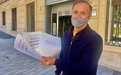 EH Bilduk ere alegazioak aurkeztu ditu Labraza, Iturrieta eta Arkamuko parke eolikoen aurka