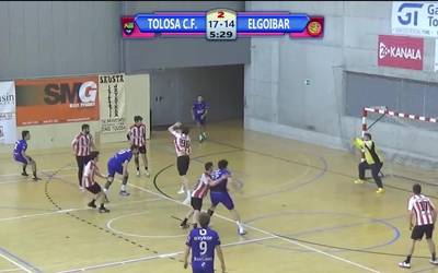 Denboraldi amaiera borobila egiten ari da Tolosa Eskubaloia