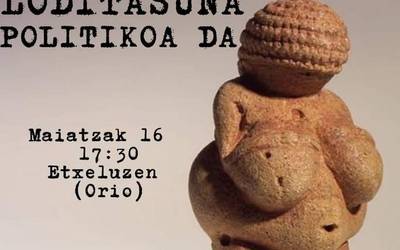 'Loditasuna politikoa da' hitzaldia izango da igandean Etxeluze gaztetxean