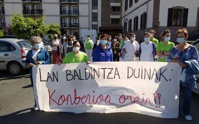 Elizondoko zahar etxeko greba «erabatekoa izan da»