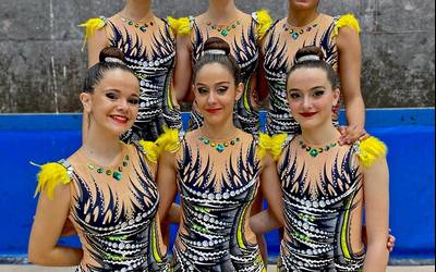 Gimnasta elgoibartarrek emaitza onak eskuratu dituzte Gipuzkoako Txapelketan