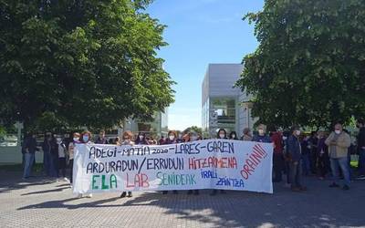 Azkoitiko San Jose egoitzako ordezkariak Donostiako elkarretaratzean izan dira