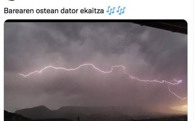Barearen ostean dator ekaitza...