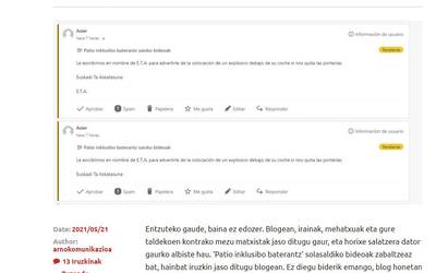 Ikastolako jolastokiaren inguruan hasitako gogoetaren harira Guraso Elkarteak jaso dituen irain eta mehatxuak gaitzetsi ditu Mendaroko Udalak