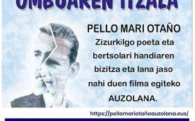 Pello Mari Otaño bertsolariaren aldeko auzolana