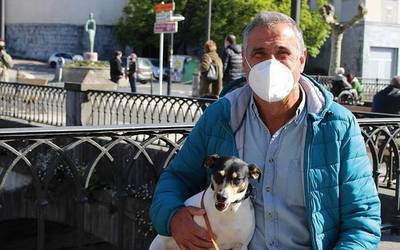 Javier Telleria: "Neke mentala handia da, oso gorabeheratsua izan zen bizitakoa"