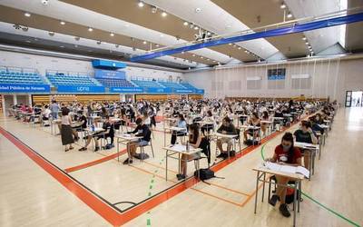 Gaur despedituko dute Unibertsitatean Sartzeko Ebaluazioa