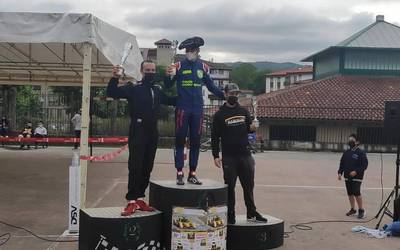 Ibon Beitia pilotuak bigarren postua eskuratu du Ibardingo V. Igoeran