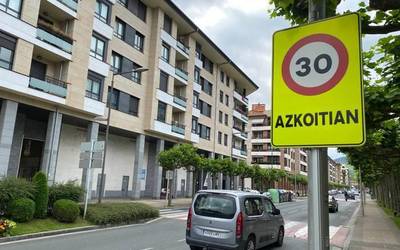 Herrigunean orduko 30 kilometrokoa da abiadura muga