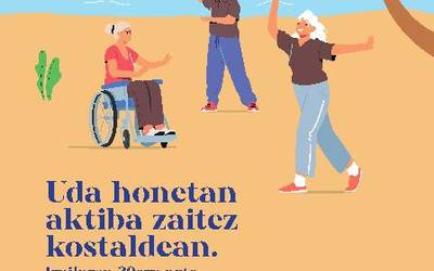 Nagusientzako gimnastika saioak egingo dituzte udaldian Getxon