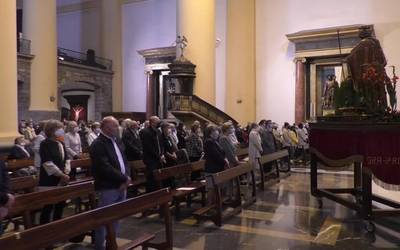 San Joan meza nagusia ospatu dute Andra Mari parrokian
