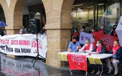Lana, pentsioak eta bizitza duina lemapean manifestazioa egingo dute Zornotzan