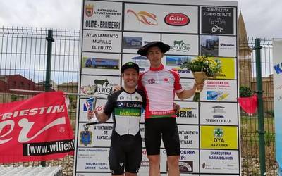 Beti Gazteko Victor Ganuzak bigarren postua lortu du Euskadiko txirrindularitza txapelketako Master 30 kategorian