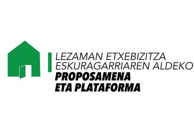 Etxebizitzaren aldeko plataforma aurkeztuko da gaur Lezaman