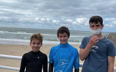 Emaitza bikainak lortu zituzten Zumaiako surflariek Gipuzkoako Surf Txapelketan