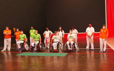 Euskal Pilota Egokituko Gipuzkoako Txapelketako finalerako prest