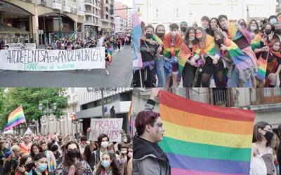 Trans eskubideen aldeko aldarria, ekainaren 28ko mobilizazioen erdigunean