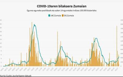 Astebetean 41 koronabirus kasu zenbatu dituzte Zumaian