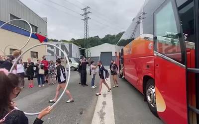 Urrezko domina lortu dute Tolosa C.f.-ko  lehen mailako gimnastek