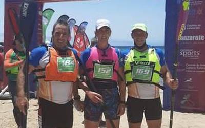 Podiumera igo dira Itxas Gaineko kideak Munduko Surfski Txapelketan