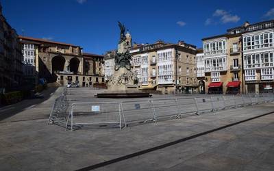 Aurten ere itxita izango da Andre Maria Zuriaren plaza abuztuaren 4an