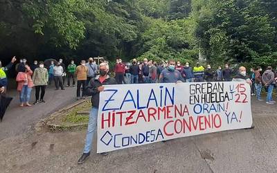 Greba hasi dute Zalain Transformados lantegiko langileek