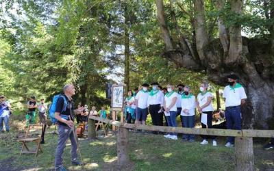 Aramaioko Pago Zaharrari egindako ekitaldiarekin eman dio Debagoienak ongi-etorria Urmugari