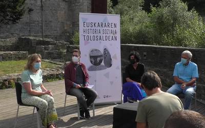 "Euskararen historia soziala Tolosaldean" izeneko ikerketa proiektua aurkeztu zuen Galtzaundik