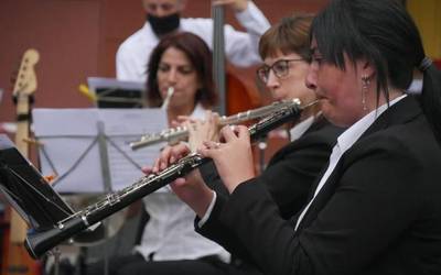 Plazara jalgi da berriz Laudioko San Roke Musika Elkartea