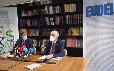 Eudelek eta Euskaltzaindiak Onomastika alorrean jarduteko hitzarmena berriztu dute