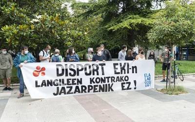 Disport Eki enpresako langile batek nagusia salatu du eraso fisiko batengatik