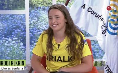 Maddi Alkain: "Orion arraun egiteak poza ematen du, baina erantzunkizun handia ere bada"