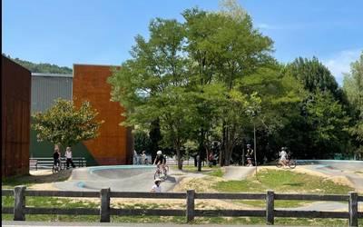 Pump Track pista zabalik dago Zornotzan