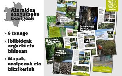 Aiaraldea ezagutzeko txangoak proiektuaren lehen alea, kalean