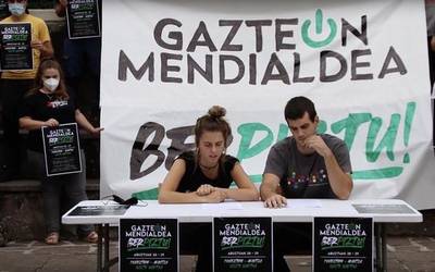 Gazteon Mendialdea Berpiztu dinamika aurkeztu dute eskualdeko gazteek