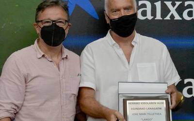 Joxe Mari Telletxea omendu dute Beran profesionalen arteko pilota jaialdian