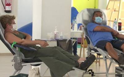 Abuztuko deialdi bereziarekin, bergarar ugari animatu dira odola ematera