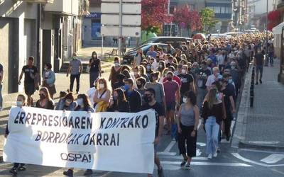 Errepresioaren kontra antolatzeko deia berretsi du Ospa!-k