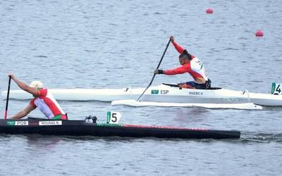 Higinio Rivero parakanoeko finalerdietarako sailkatu da