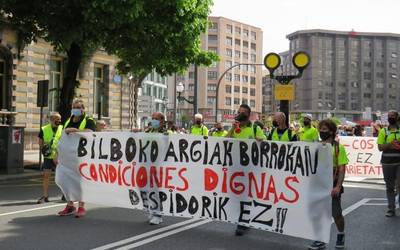 80 egun daramatzate greban Bilboko Argiak enpresako langileek