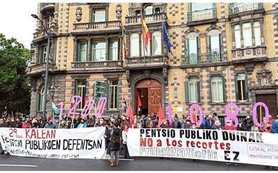 Maiatzaren 29ko mobilizazioan parte hartzeko deia egin dute pentsionistek