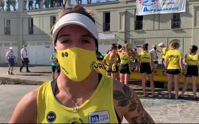 Itxaso Azkonobieta: "Ohorea da halako ligan eta halako Kontxan egotea"