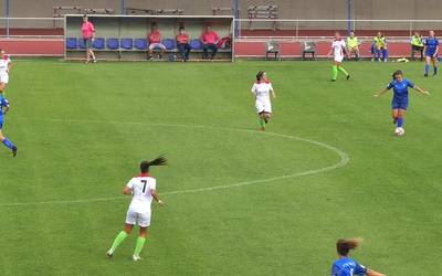 0-2ko porrota jaso zuten Tolosa CF-ko neskek denboraldiko bigarren norgehiagokan