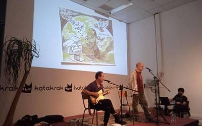 'Arkanbele Kantak' poema errezitaldi musikatua eginen dute ortzegunean Harriondoan