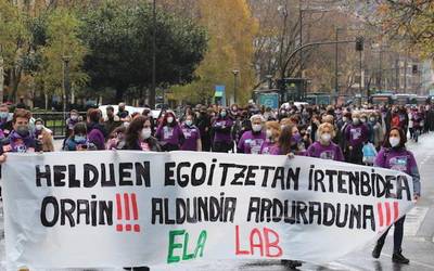 Eguen eta egubakoitzean greba egingo dute adinekoen egoitzetako langileek
