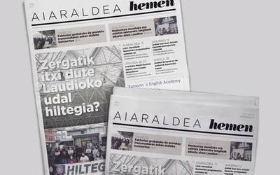 Laudioko udal hiltegiaren afera Aiaraldea Hemen hamabostekariaren zenbaki berriko protagonista