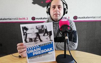 Mikel Mundiñano: "Unea da presoak etxeratze bidean jartzeko eta sufrimenduarekin amaitzeko"