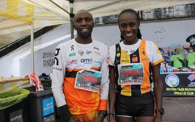 Geoffrey Ndungu eta Joyce Njeru garaile maratoi erdian