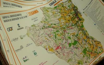 2 ibilbide ezberdinez osatutako orientazio martxa ospatu zen igandean zegaman