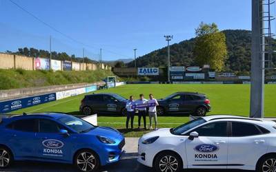 Amorebieta futbol klubak Ford Kondia markako autoak erabiliko ditu aurten